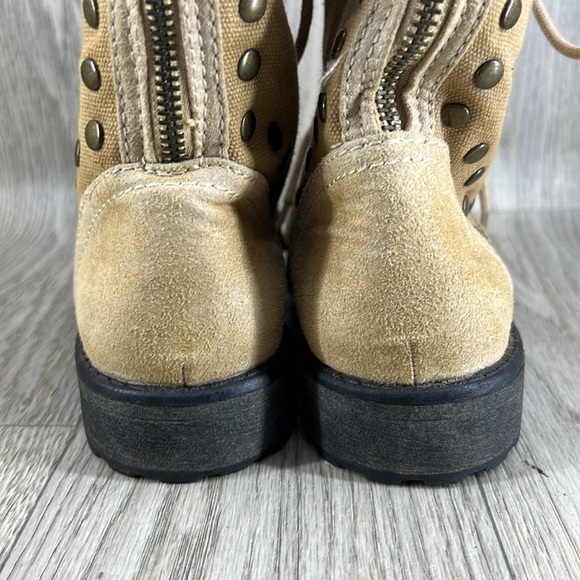 Roxy Concord Lace Up Canvas Boots - Picture 8 of 11